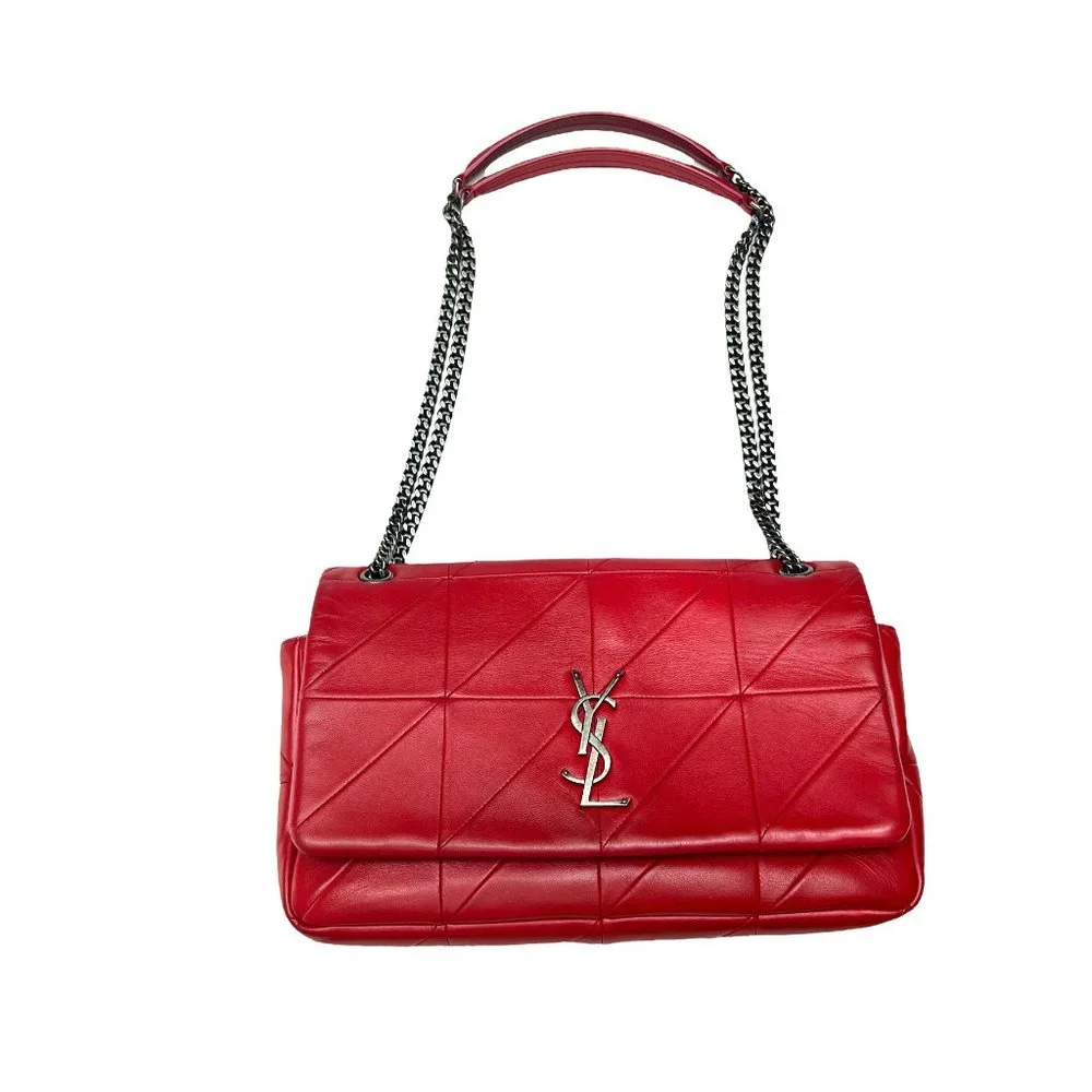 Red Jamie Leather Bag - Picture 1 of 11